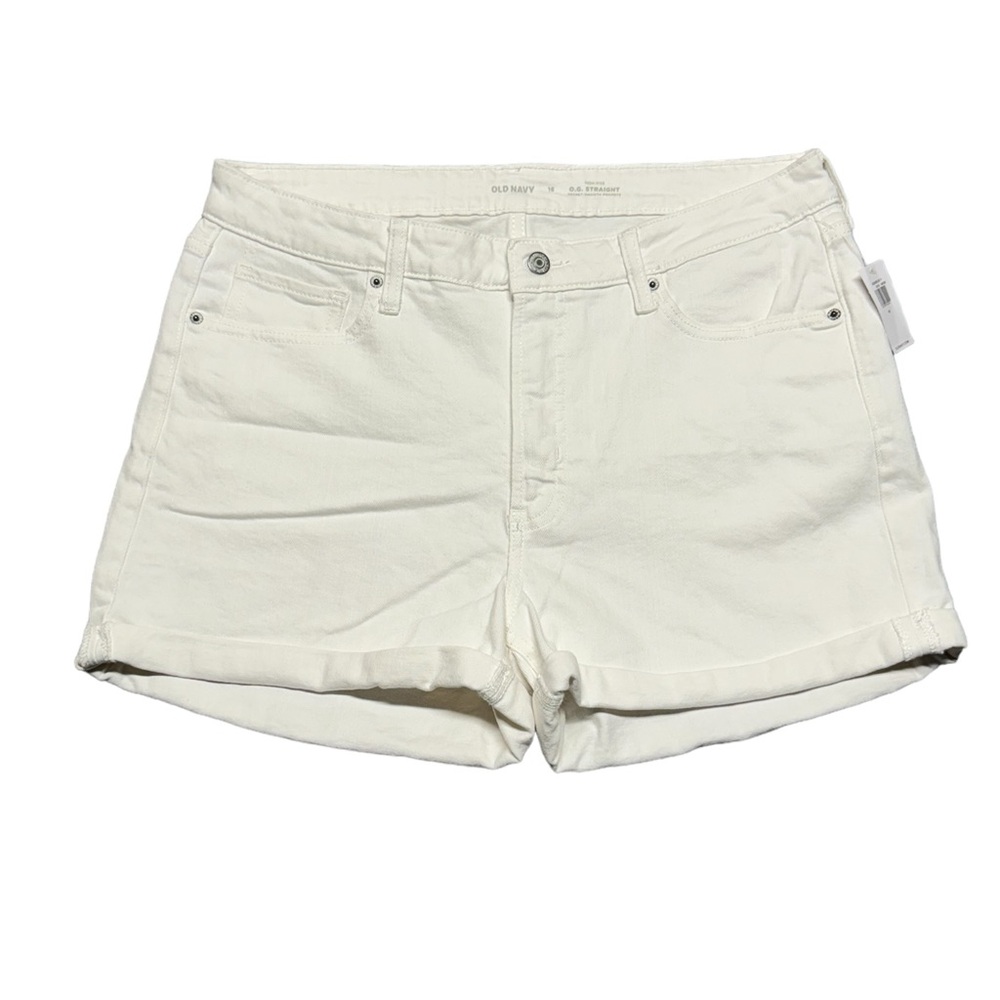 Old Navy OG Straight‎ High Rise Secret Smooth Pockets Womens Size 16 White NWT